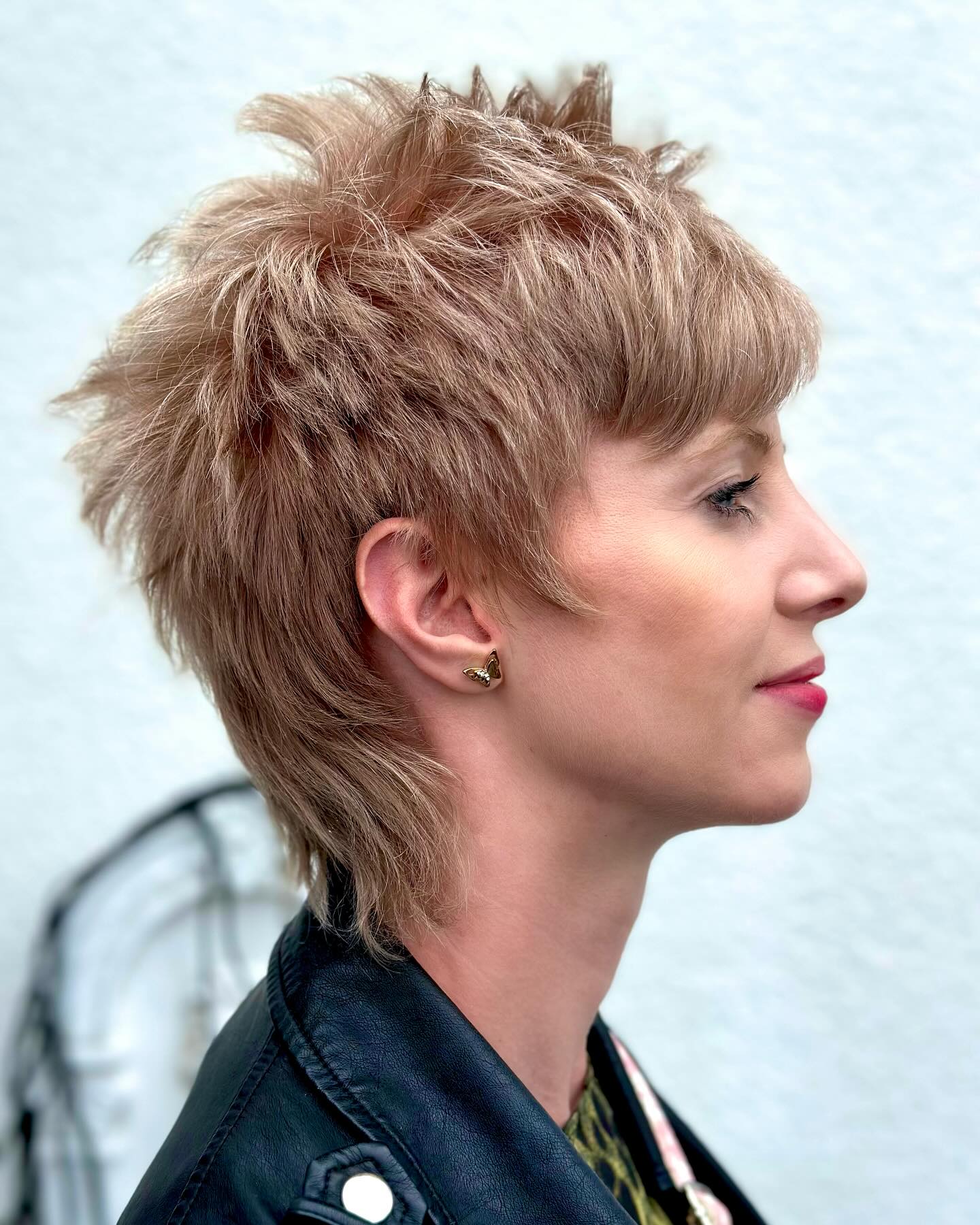 Spiky Pixie Mullet with Choppy Layers